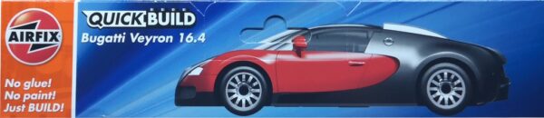Bugatti Veyron Schwarz/Rot QUICKBUILD 1:24 (Airfix J6020) – Bild 3