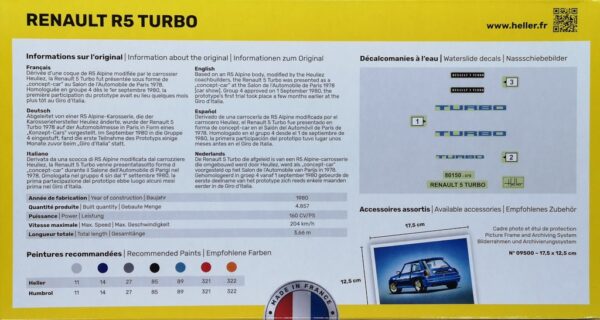 Renault R5 Turbo 1:43 (Heller 80150) – Bild 3