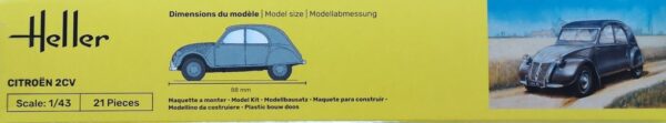 Citroen 2 CV Ente 1:43 (Heller 80175) – Bild 4