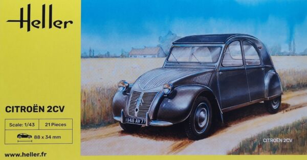 Citroen 2 CV Ente 1:43 (Heller 80175) – Bild 2