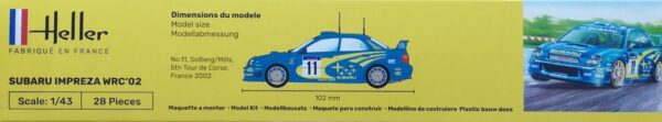 Subaru Impreza WRC'02 1:43 (Heller 80199) – Bild 4