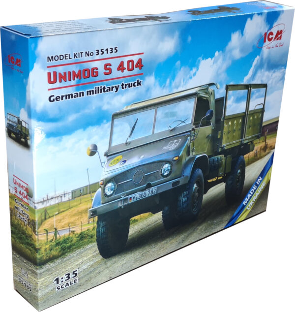 Unimog S 404, German military truck 1: 35 (ICM 35135)