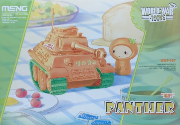 Panther (CartoonModel, incl.resin cartoo figurine) (MENG-Model WWP-007s) – Bild 2