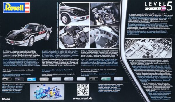 Chevrolet Corvette '78 Indy Pace Car 1:24 (Revell 07646) – Bild 2