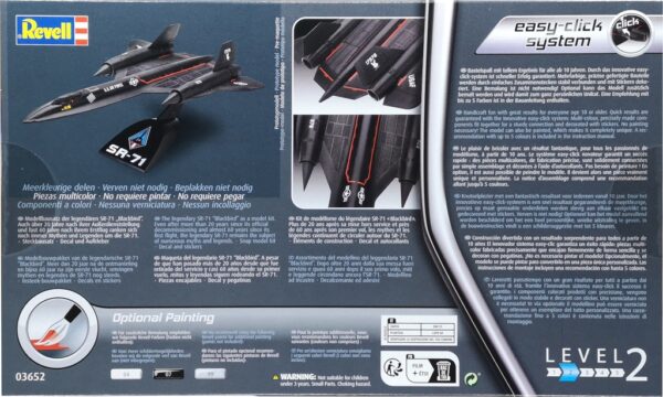 Lockheed SR-71 Blackbird easy-click-system 1:110 (Revell 3652) – Bild 2