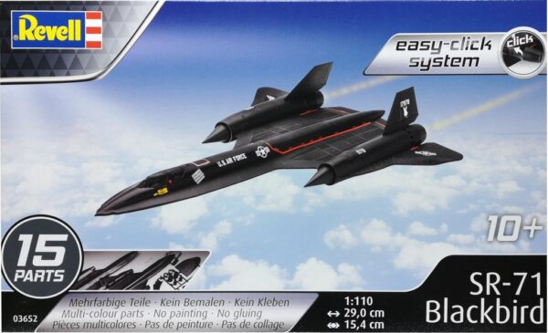 Lockheed SR-71 Blackbird easy-click-system 1:110 (Revell 3652) – Bild 3