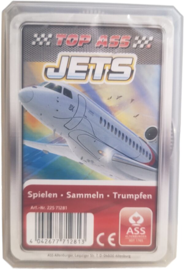 Quartett Spiel TOP ASS Kartenspiel (Jets)