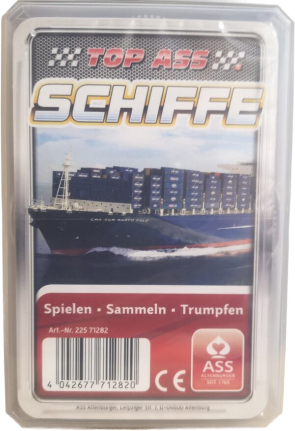 Quartett Spiel TOP ASS Kartenspiel (Schiffe)