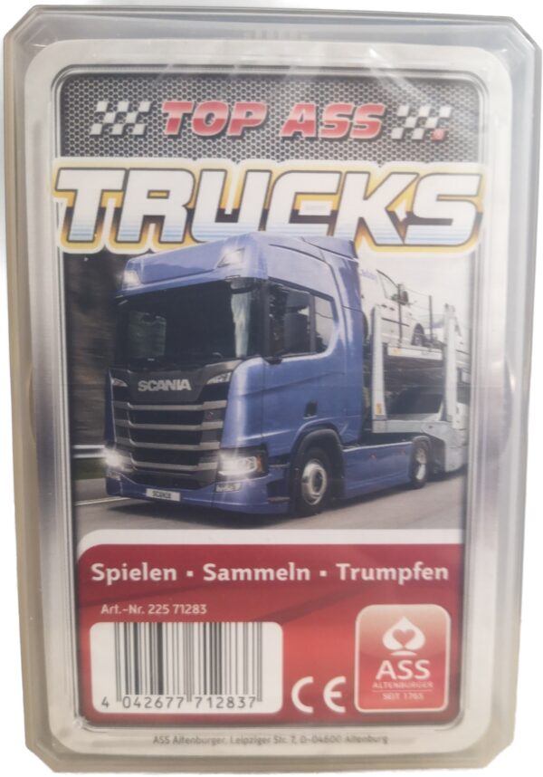 Quartett Spiel TOP ASS Kartenspiel (Trucks)