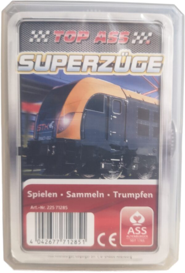 Quartett Spiel TOP ASS Kartenspiel (Superzüge)