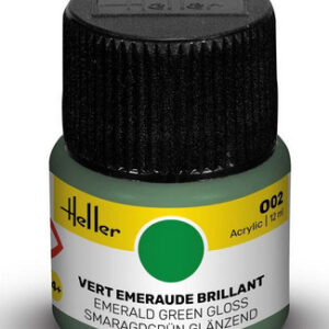 Acrylfarbe 002 Smaragdgrün glänzend 12ml (Heller 9002)
