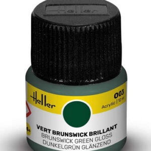 Acrylfarbe 003 Dunkelgrün glänzend (Heller 9003)