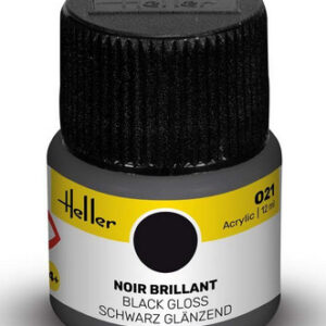 Acrylfarbe 021 Schwarz glänzend (Heller 9021)