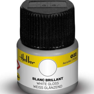 Acrylfarbe 022 Weiß glänzend 12ml (Heller 9022)