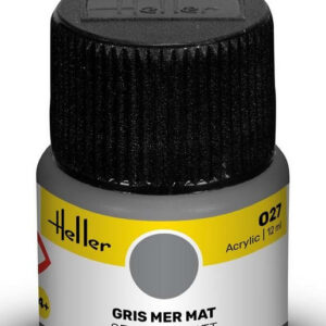 Acrylfarbe 027 Seegrau matt 12ml (Heller 9027)