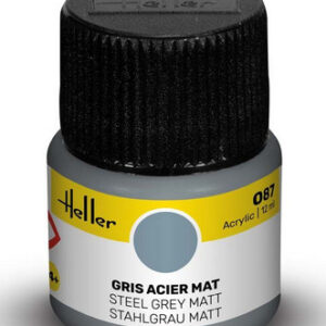 Acrylfarbe 087 Stahlgrau matt (Heller 9087)
