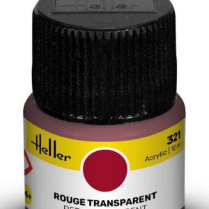 Acrylfarbe 321 Rot transparent (Heller 9321)