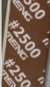 Sandpapier Körnung 2500 (6 Stück)
